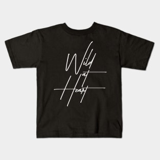 Wild at Heart 1 - Minimalist Kids T-Shirt